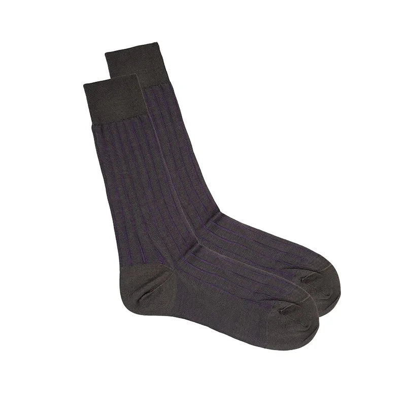 3D Striped Mid-tube Dress Socks