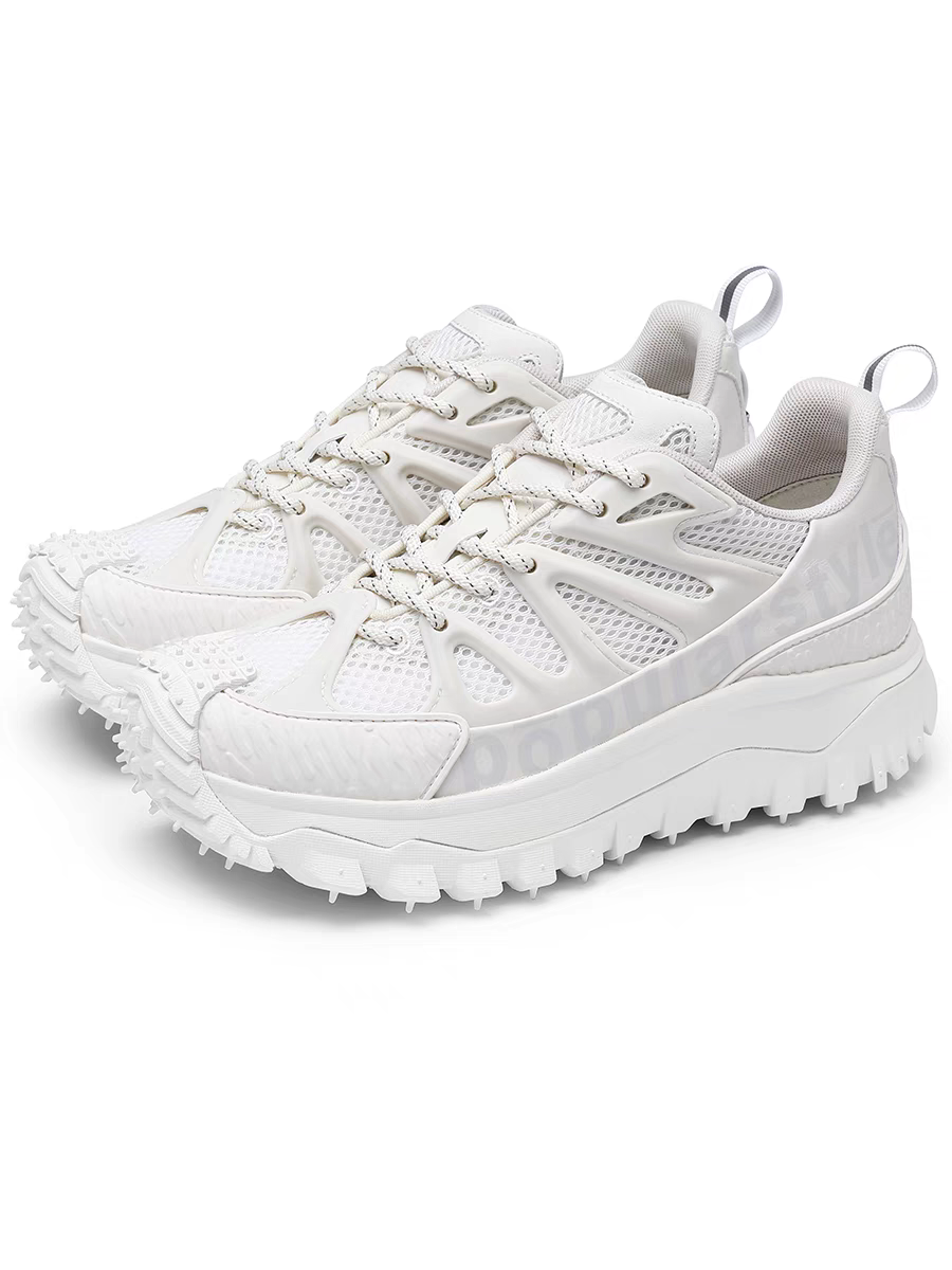 Calveto Men's Hybrid Mesh Outdoor Sneakers | Platform Casual Shoes