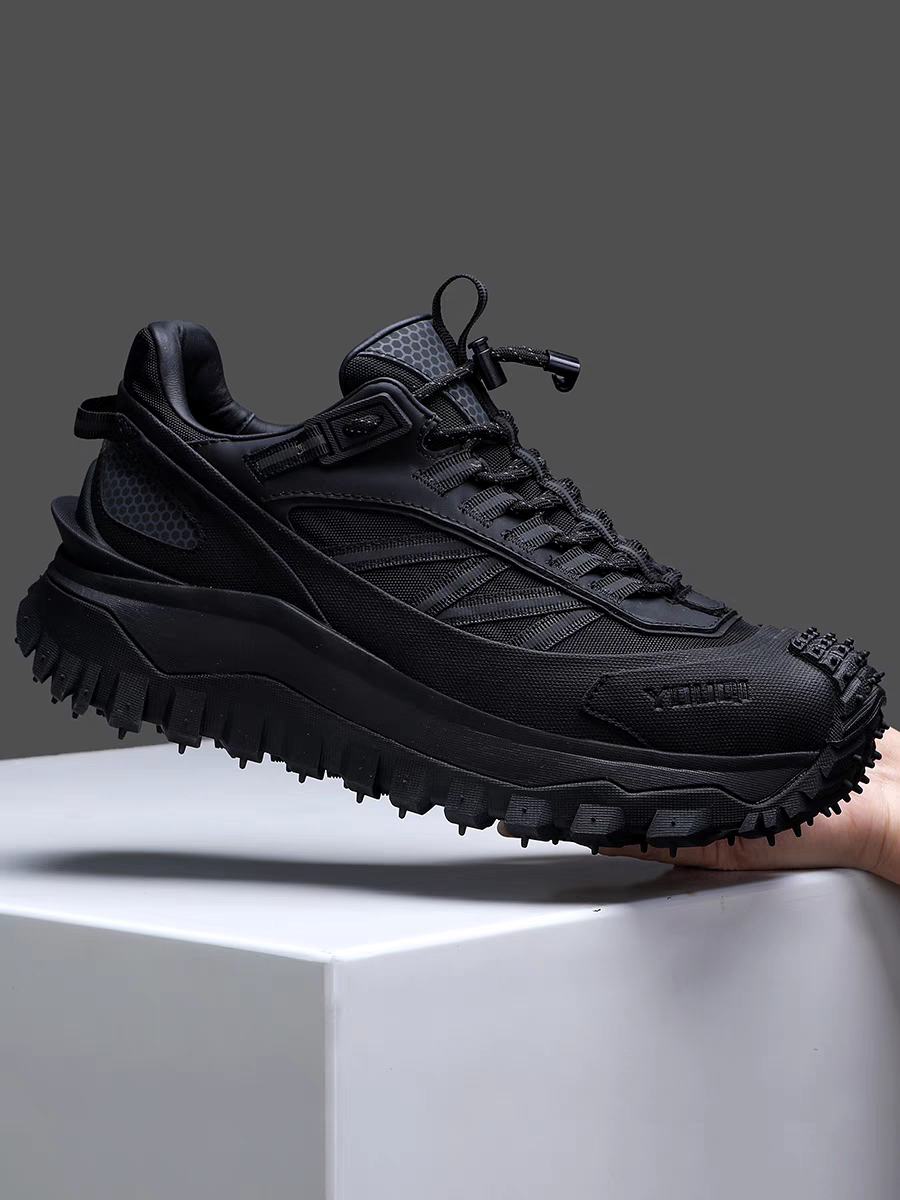 Calveto Men's Hybrid Leather Casual Sneakers | Platform Lifestyle Shoes w/ Textured Accents