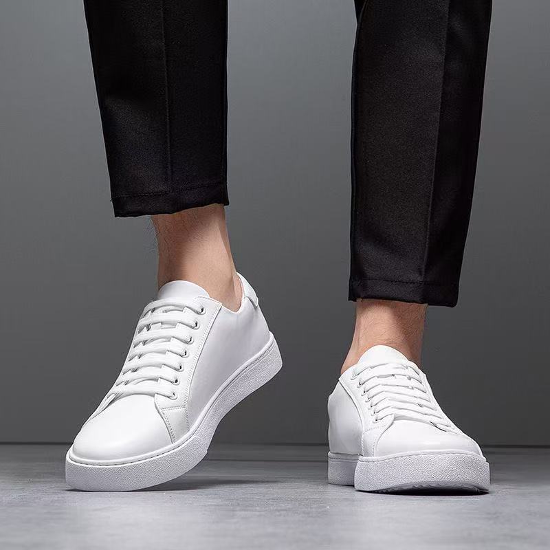 Calveto Handmade Retro Cowhide Niche Skate Shoes