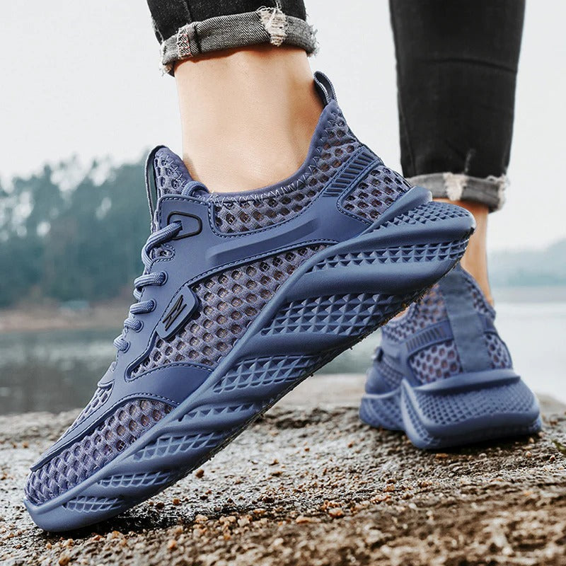 Summer 2025 New Hollow-Out Soft-Sole Casual Shoes | Premium Breathable Mesh