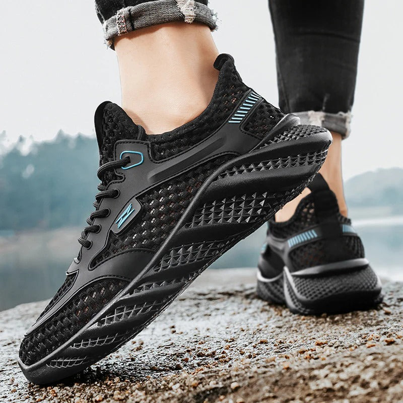 Summer 2025 New Hollow-Out Soft-Sole Casual Shoes | Premium Breathable Mesh