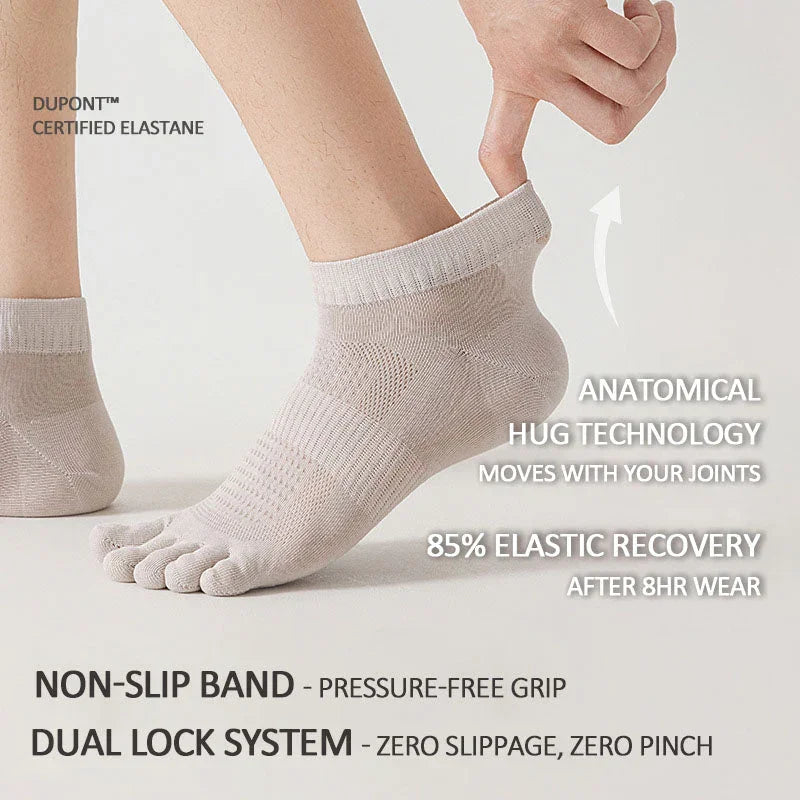 Ultra-Thin Toe Socks - Breathable, Anti-Odor & Seamless