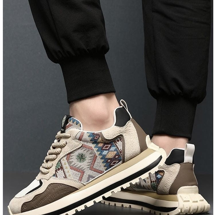 Calveto Handmade Retro Casual Chunky Sneakers | Comfy Versatile Shoes