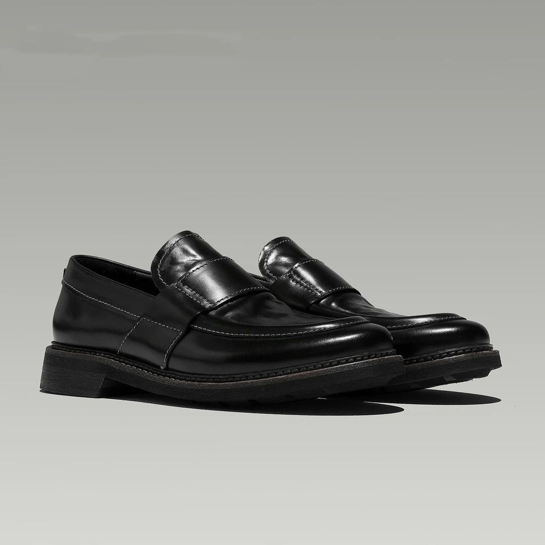 Calveto Patent Leather Handmade Loafers