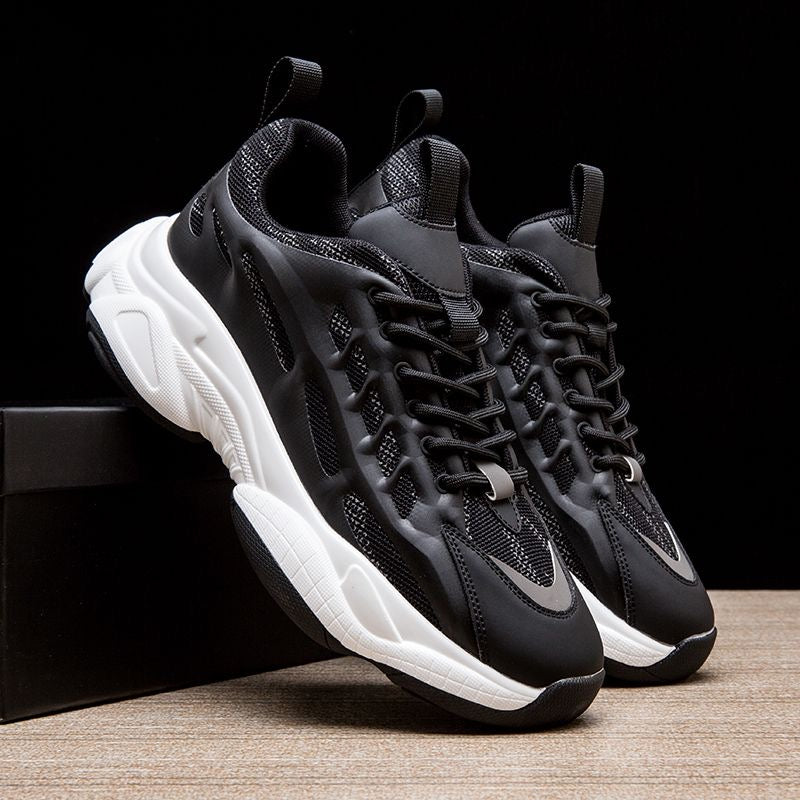 Calveto Thick Sole Trend Luxury Casual Shoes | Men's Breathable Fashion Sneakers