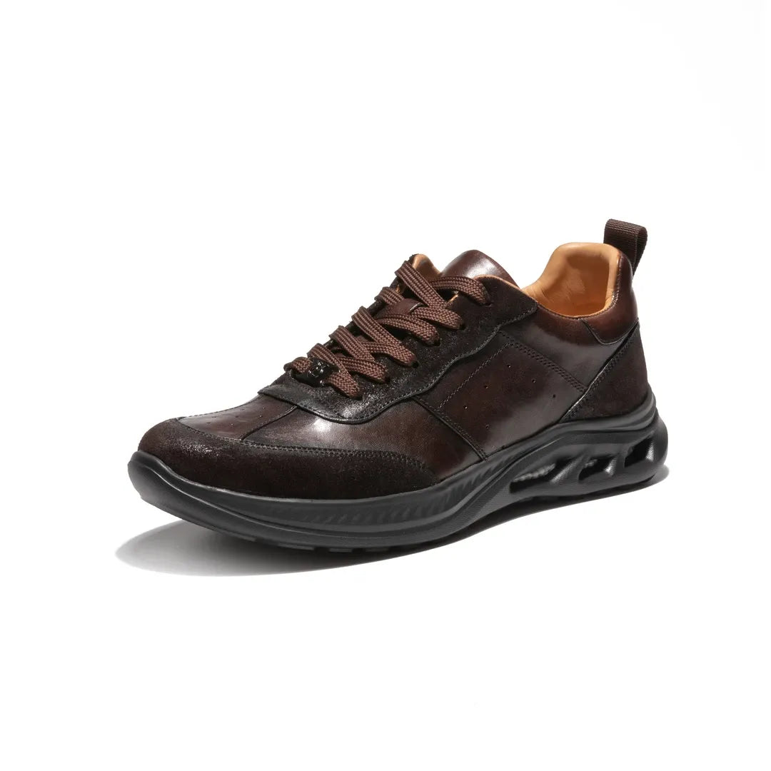 Crafton Heritage Men's Handcrafted Luxury Casual Jogging Shoes - Stylish Versatile Low-Top, Breathable & Comfortable