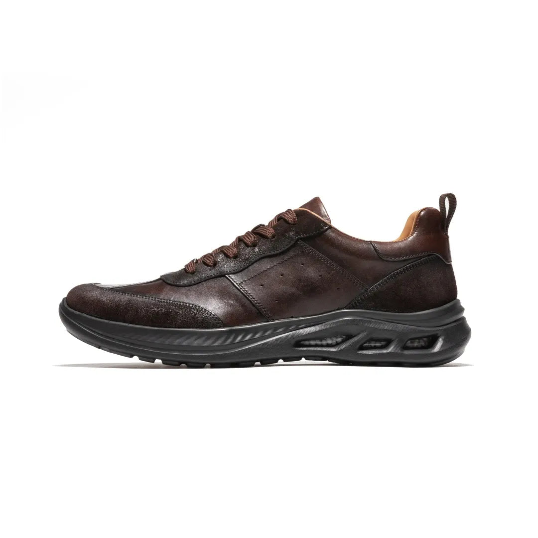 Crafton Heritage Men's Handcrafted Luxury Casual Jogging Shoes - Stylish Versatile Low-Top, Breathable & Comfortable