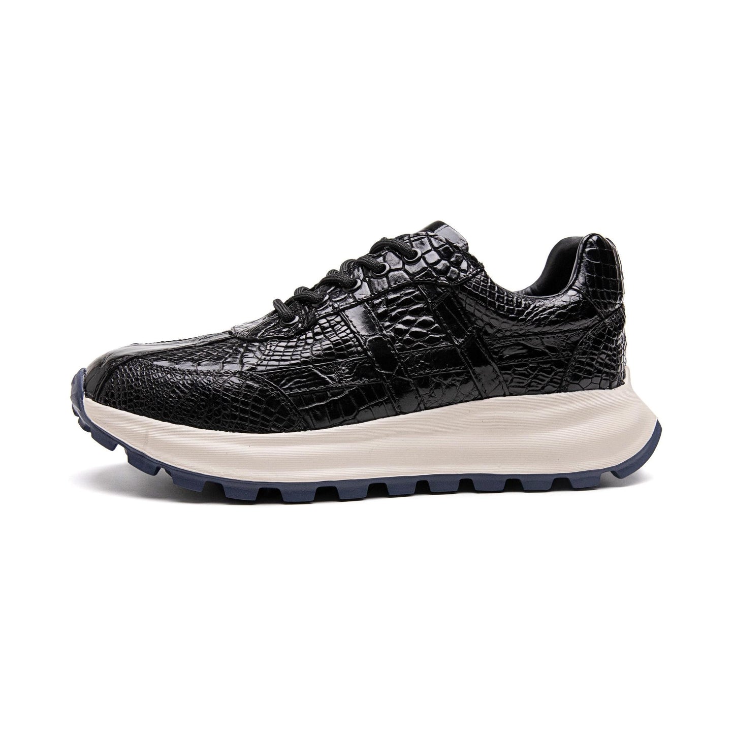 Crafton Heritage Men's Croc Dad Sneakers - Breathable Platform Comfort Casual Shoes