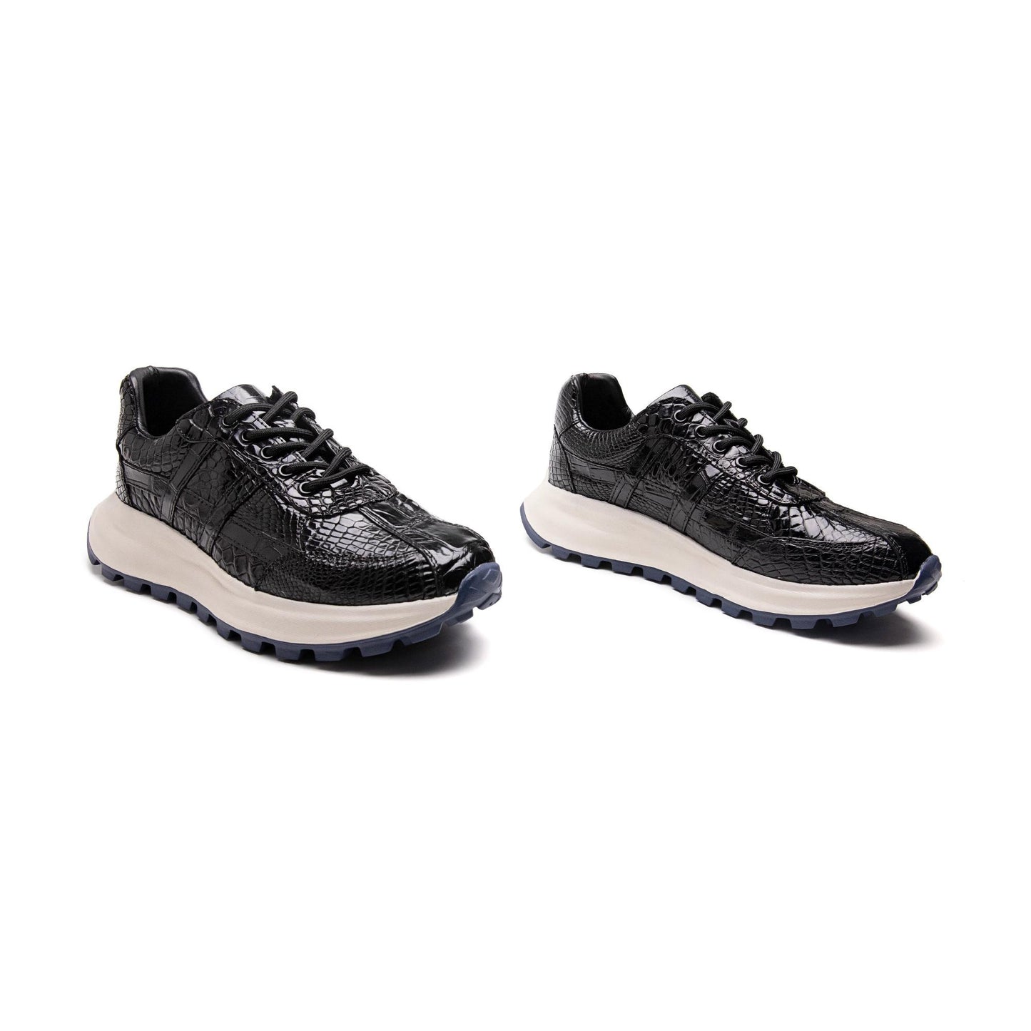 Crafton Heritage Men's Croc Dad Sneakers - Breathable Platform Comfort Casual Shoes