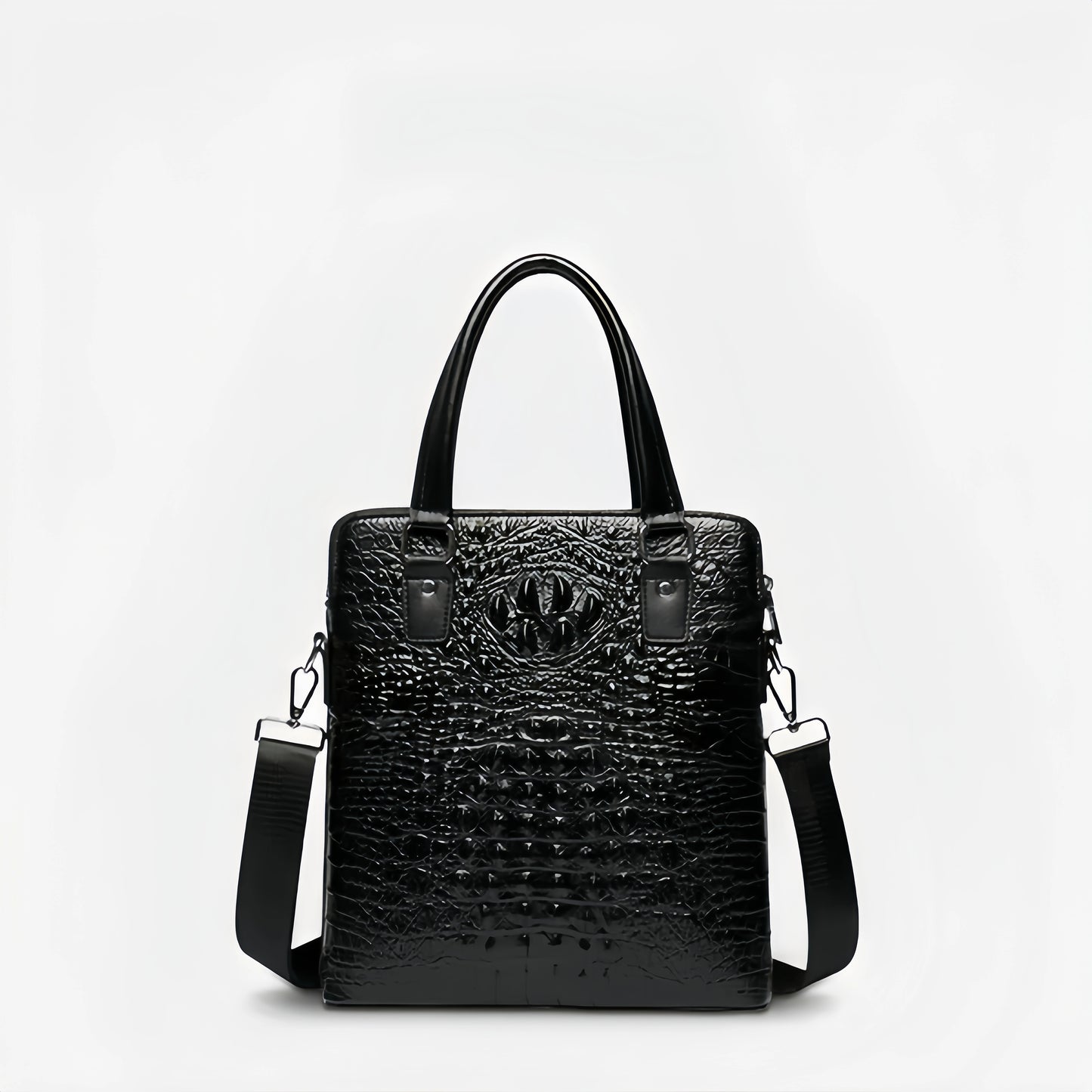 New Fashion Crocodile Pattern Handbag Casual Business Bag
