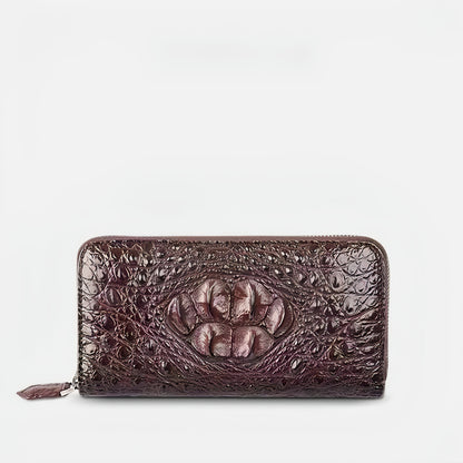 Men's crocodile patterned handbag wallet