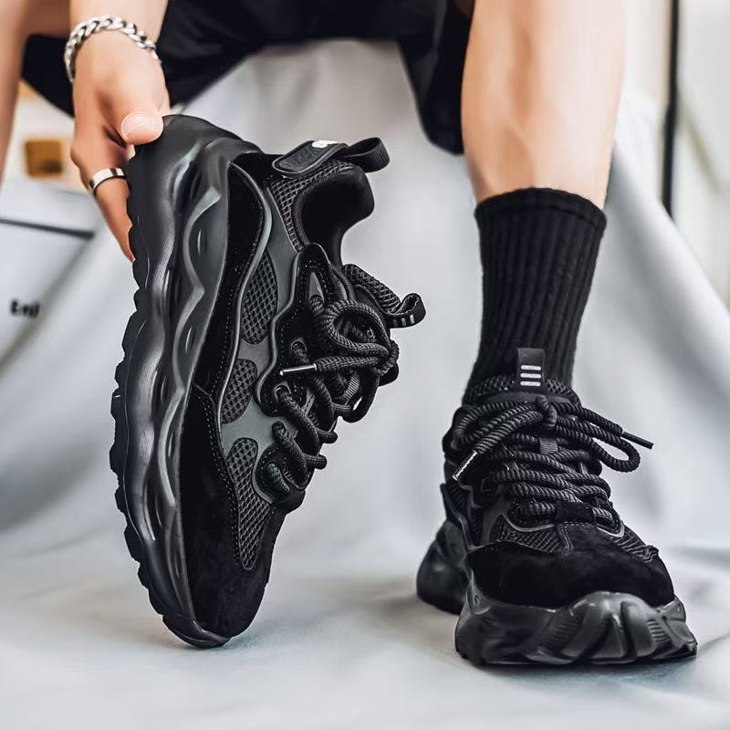 Calveto Handmade Retro Chunky Sneakers|Casual Jogging Shoes