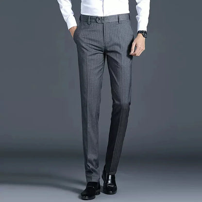 Calveto High-end Pendant Striped Dress Pants