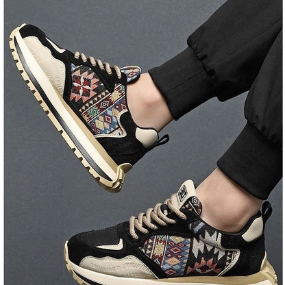 Calveto Handmade Retro Casual Chunky Sneakers | Comfy Versatile Shoes