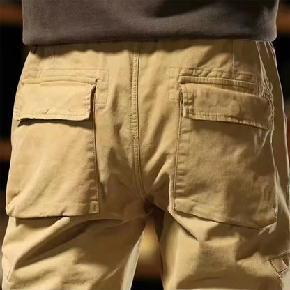 Calveto Vintage Casual Cargo Pants