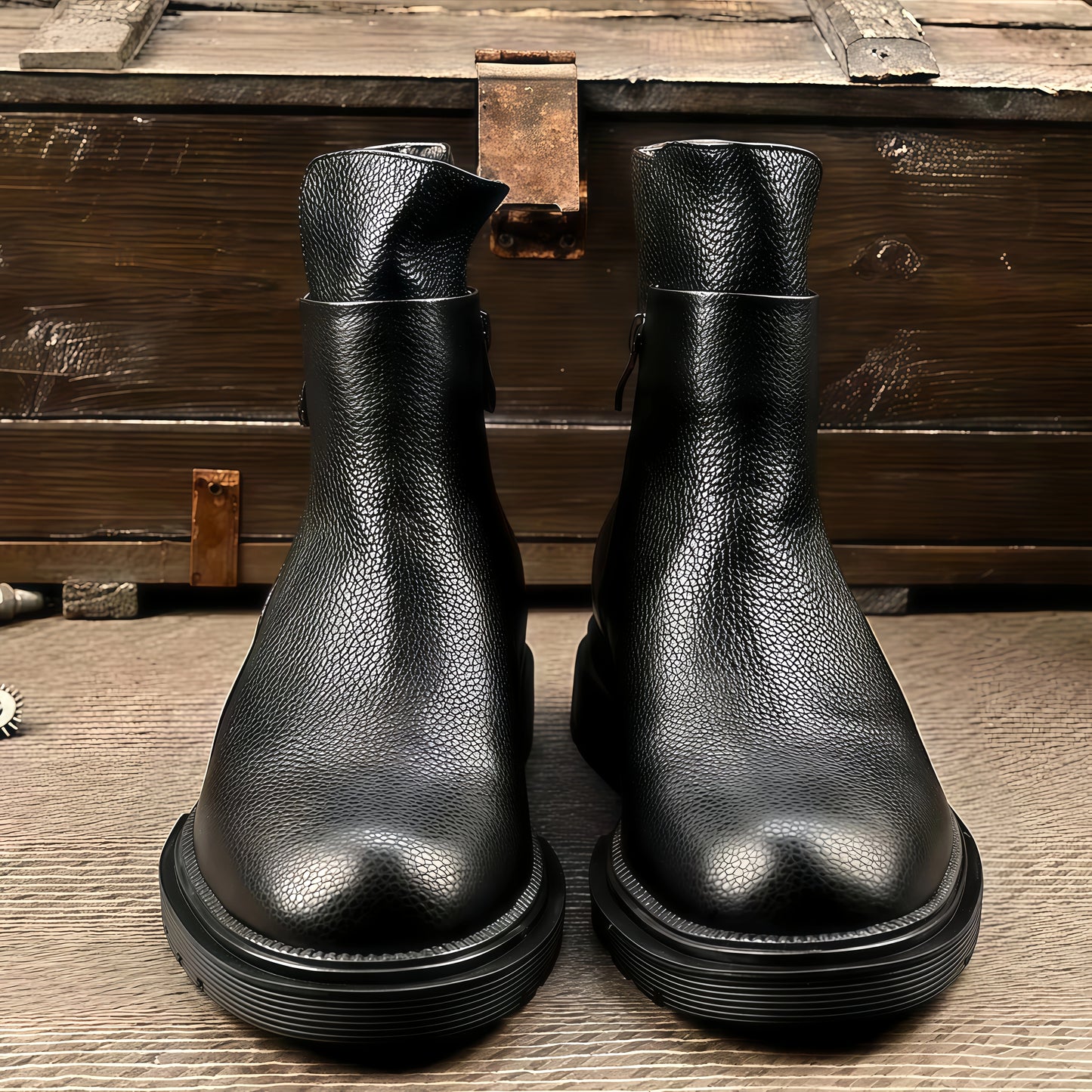 Calveto Chelsea Boots British Retro Martin Boots
