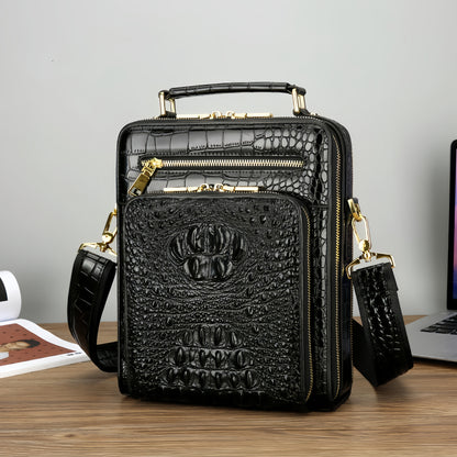 New Fashion Crocodile Pattern Handbag Casual Business Bag