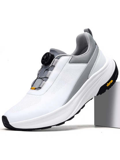 Calveto Men's Anti-Slip Running Shoes | Rotating Buckle, Lightweight Casual Sneakers