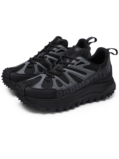 Calveto Men's Hybrid Mesh Outdoor Sneakers | Platform Casual Shoes
