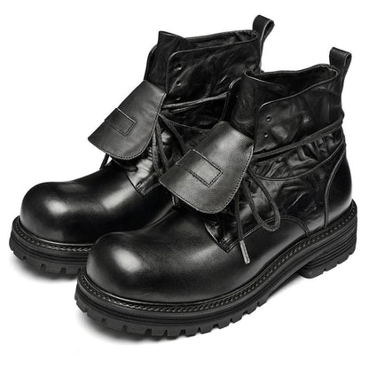 Calveto High-top Retro British Thick Soles Outdoor Martin Boots