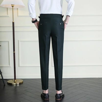 Calveto British Style Business Gentleman Suit Pants
