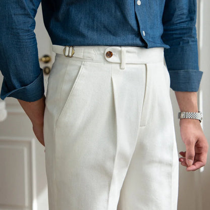 Calveto Cotton High Waist Pants