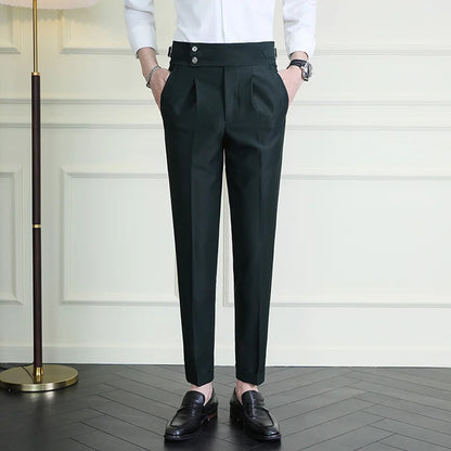 Calveto British Style Business Gentleman Suit Pants