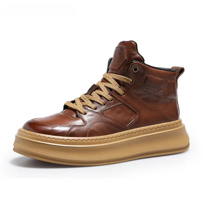 Calveto Vintage Luxury Martin High Top Casual Boots