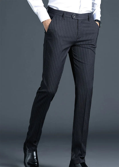 Calveto High-end Pendant Striped Dress Pants