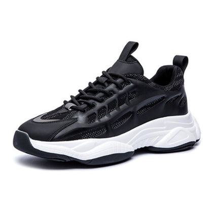 Calveto Thick Sole Trend Luxury Casual Shoes | Men's Breathable Fashion Sneakers