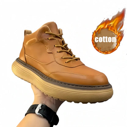 Calveto Handmade Retro Luxury Horsehide Boot