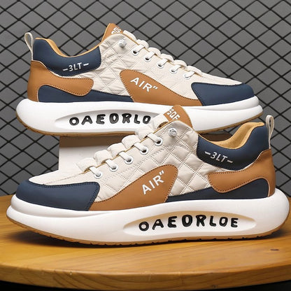 Calveto Retro Casual Sneakers for Sports | Breathable Hollow-out Design
