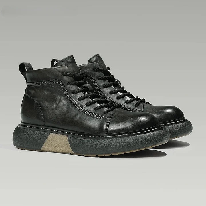 Calveto Leather Martin Thermal Fashion Luxury Men's Boots