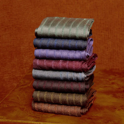 3D Striped Mid-tube Dress Socks
