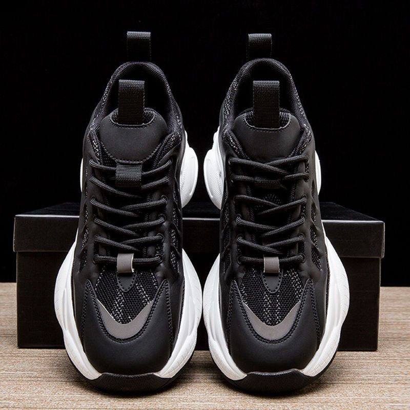 Calveto Thick Sole Trend Luxury Casual Shoes | Men's Breathable Fashion Sneakers