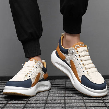 Calveto Retro Casual Sneakers for Sports | Breathable Hollow-out Design