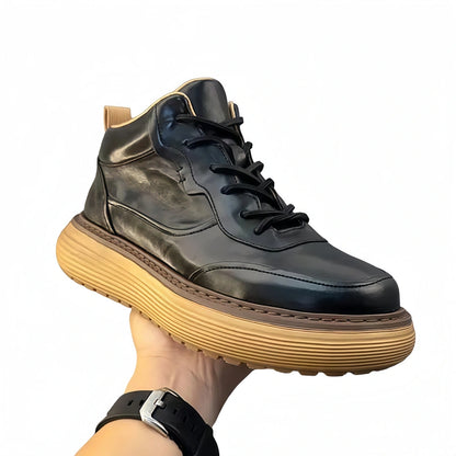 Calveto Handmade Retro Luxury Horsehide Boot