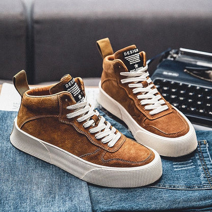 Calveto Handmade Retro Boots Fashion Casual Shoes