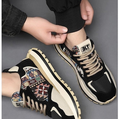 Calveto Handmade Retro Casual Chunky Sneakers | Comfy Versatile Shoes