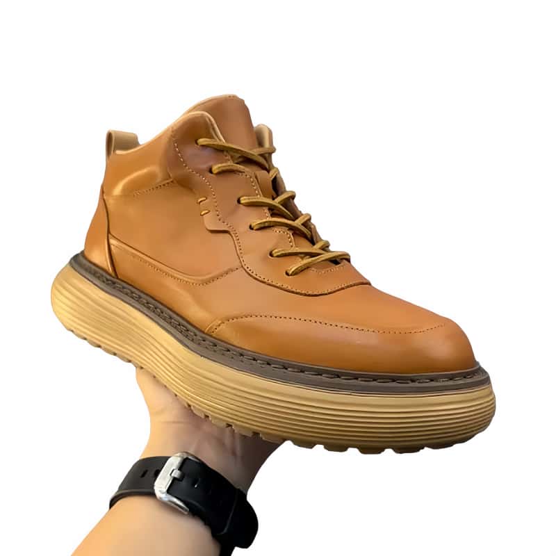 Calveto Handmade Retro Luxury Horsehide Boot