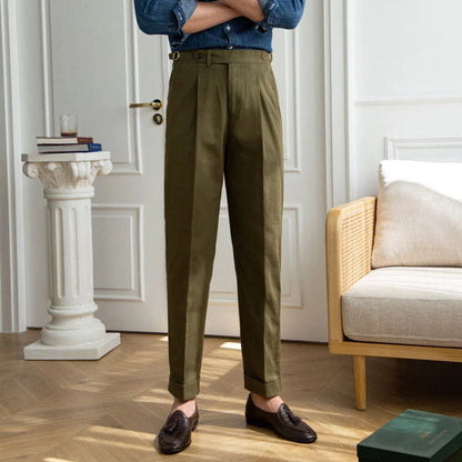 Calveto Cotton High Waist Pants