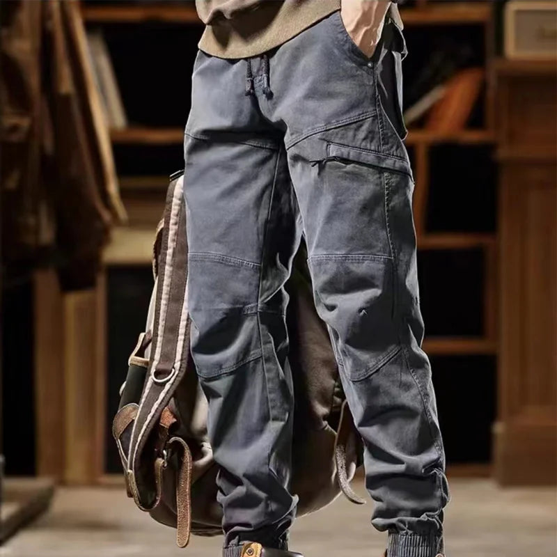 Calveto Vintage Casual Cargo Pants