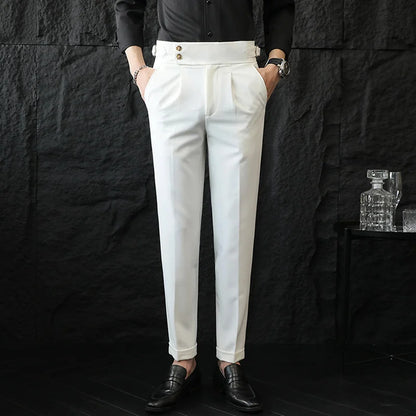 Calveto British Style Business Gentleman Suit Pants