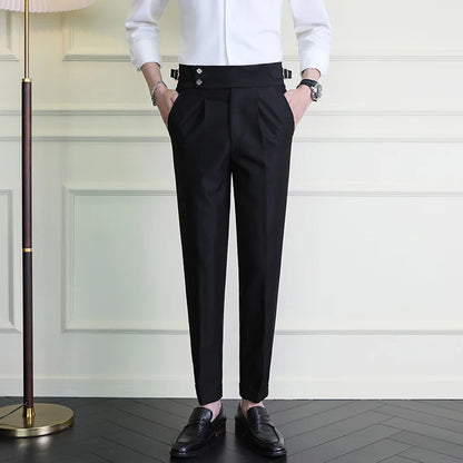 Calveto British Style Business Gentleman Suit Pants