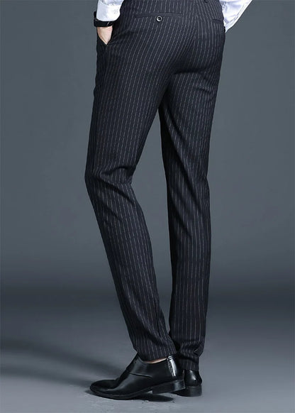 Calveto High-end Pendant Striped Dress Pants