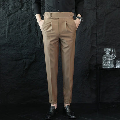 Calveto British Style Business Gentleman Suit Pants