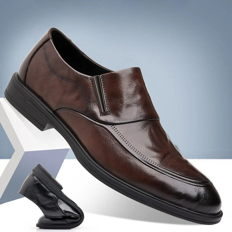 New men's British business casual leather shoes pointed loafers