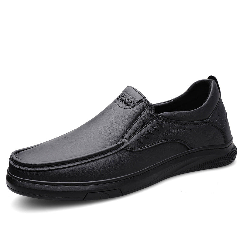 Lightweight and breathable cowhide retro versatile shoes