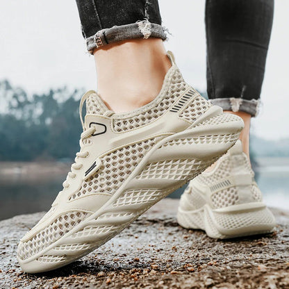 Summer 2025 New Hollow-Out Soft-Sole Casual Shoes | Premium Breathable Mesh